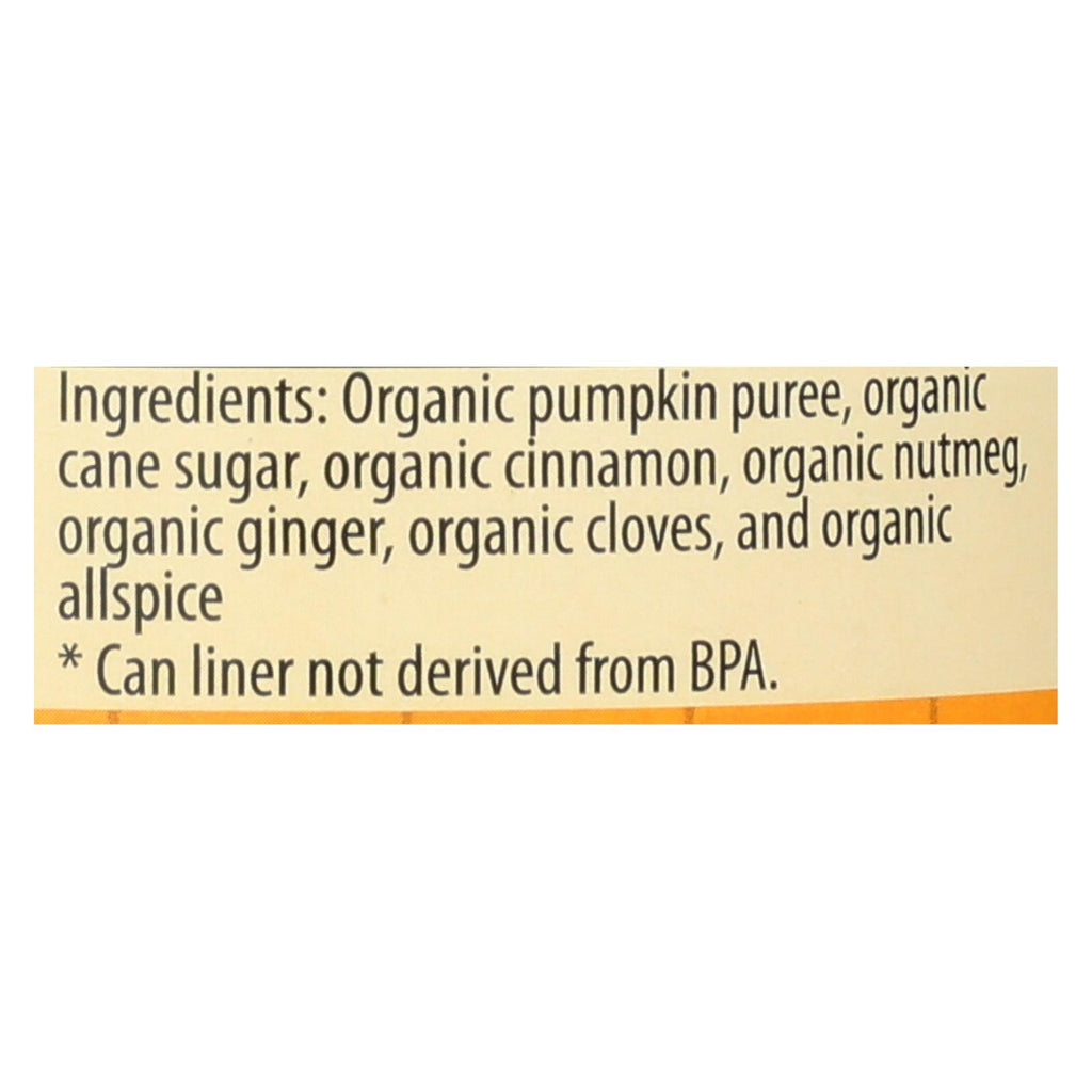 Farmer's Market Organic Pumpkin Pie Mix, 15 oz (Case of 12)