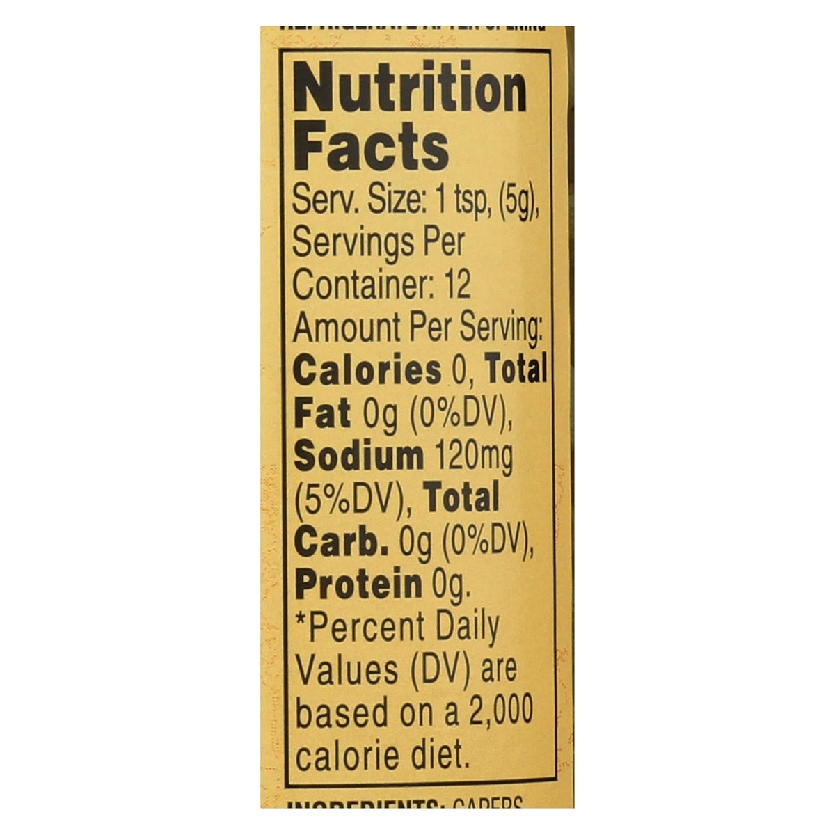 Reese Non Pareil Capers (Pack of 12 - 3.5 Oz.)