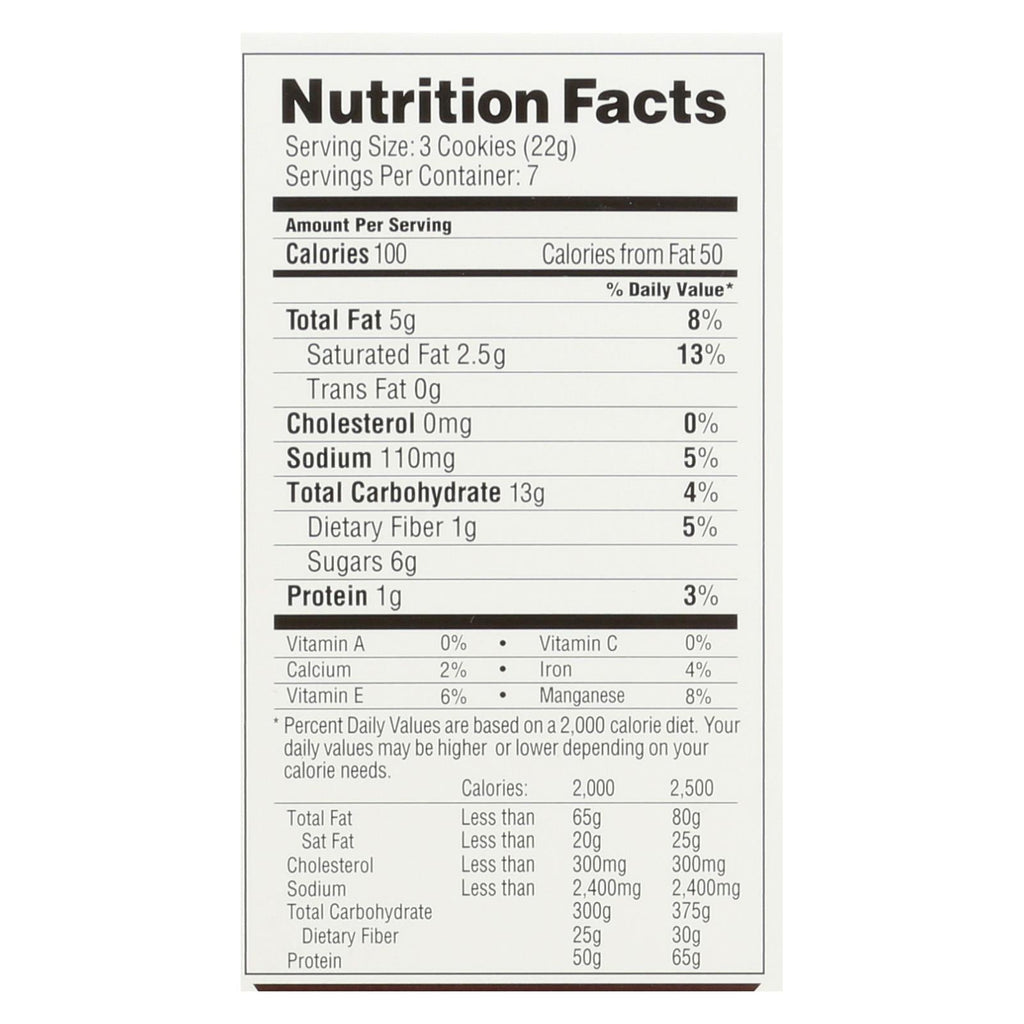 Simple Mills Double Chocolate Crunchy Cookies (Pack of 6 - 5.5 Oz.)