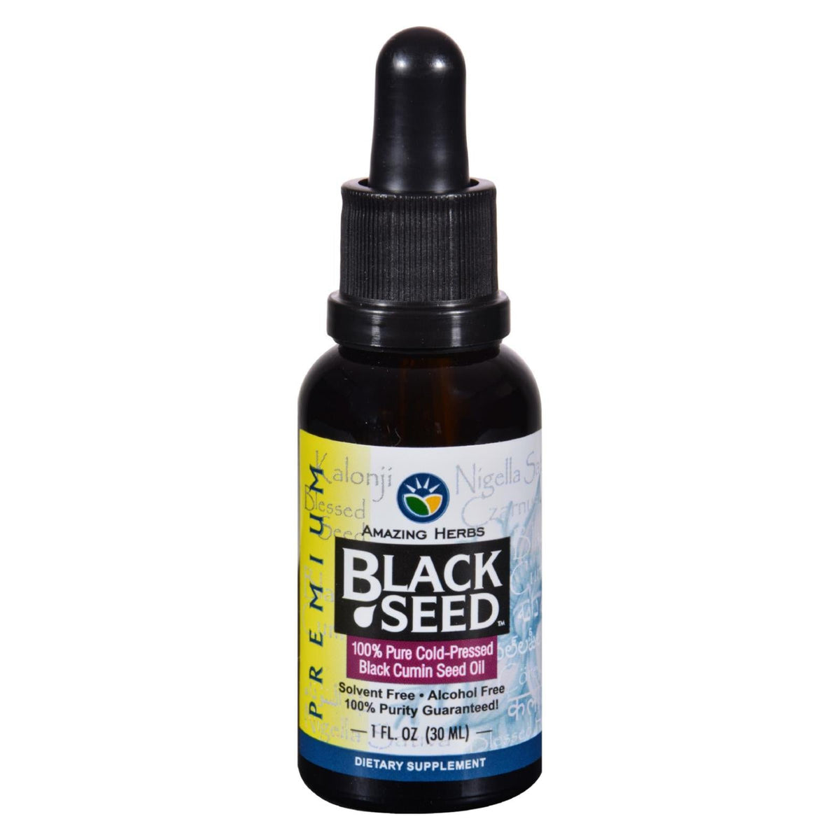 Premium Cold-Pressed Black Seed Oil (1 Fl Oz)