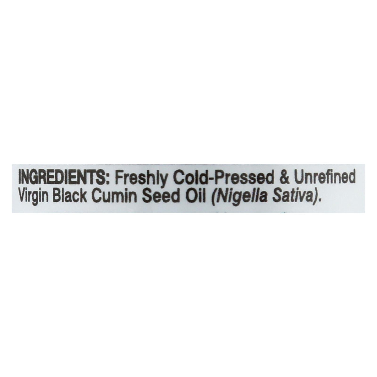 Premium Cold-Pressed Black Seed Oil (1 Fl Oz)