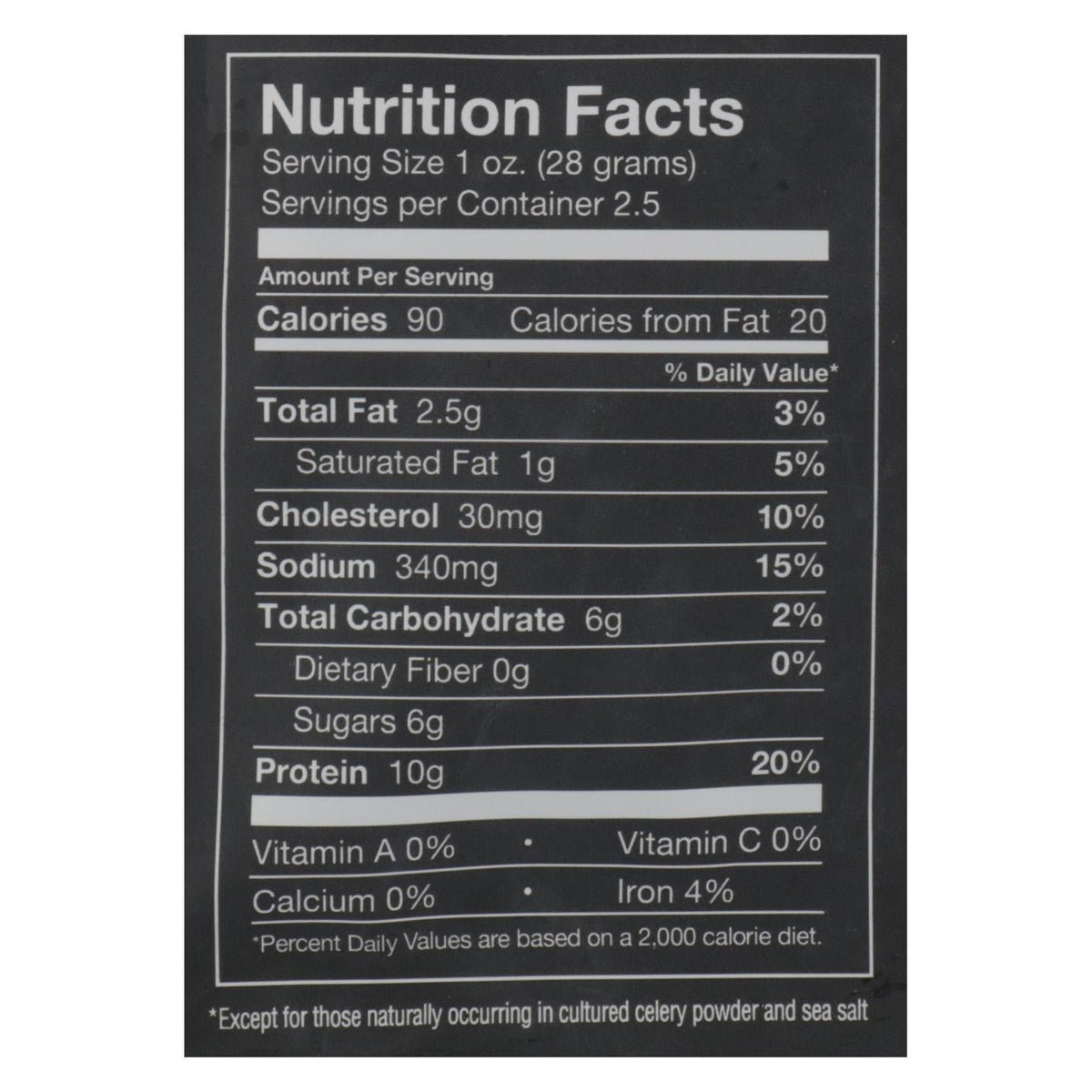 Chef's Cut Real Steak Jerky, Chipotle Cracked Pepper (Case of 8)