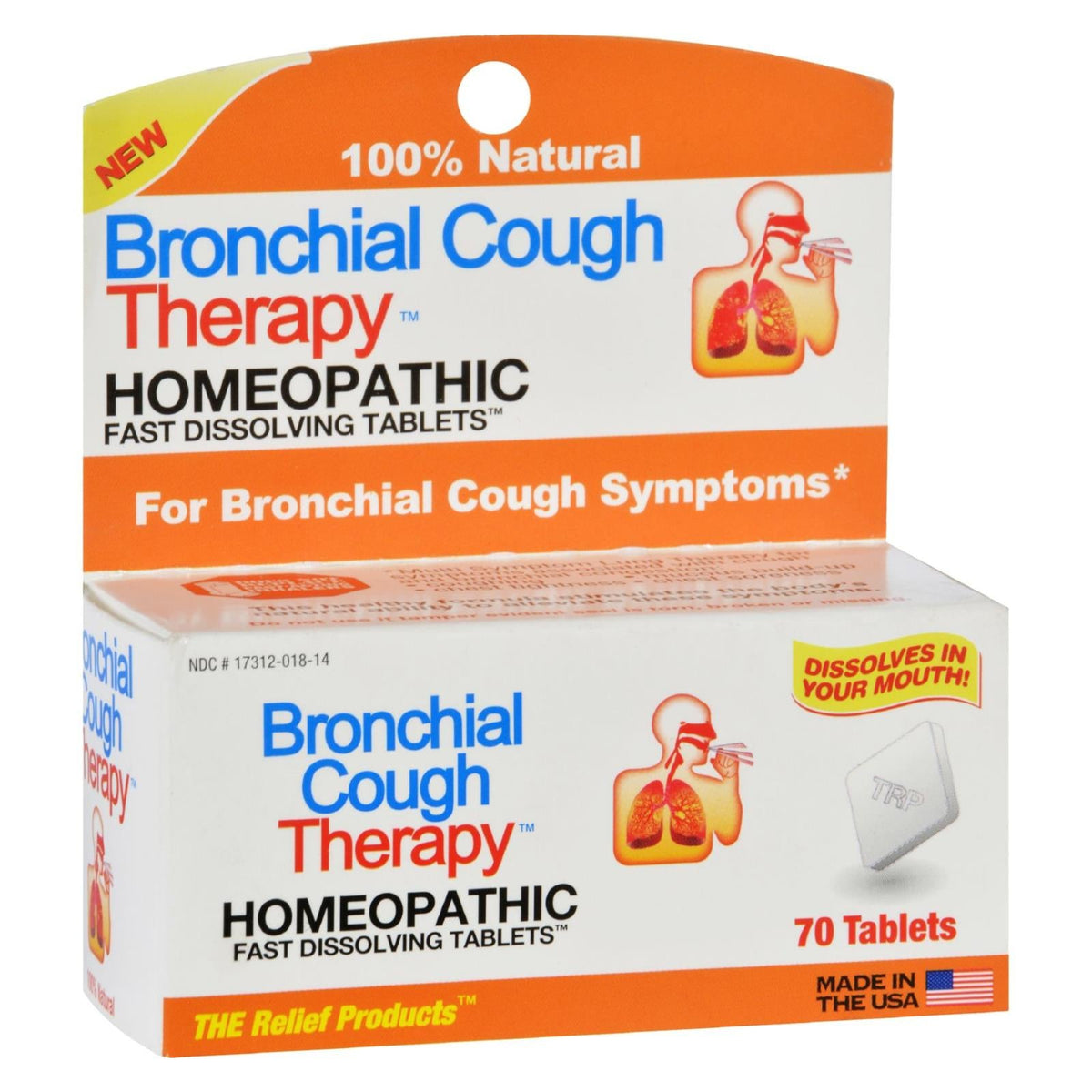 TRP Company Bronchial Cough Therapy, 70 Tablets