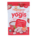 Happy Baby Happy Yogis Organic Superfoods Yogurt and Fruit Snacks Strawberry (Pack of 8 - 1 Oz)