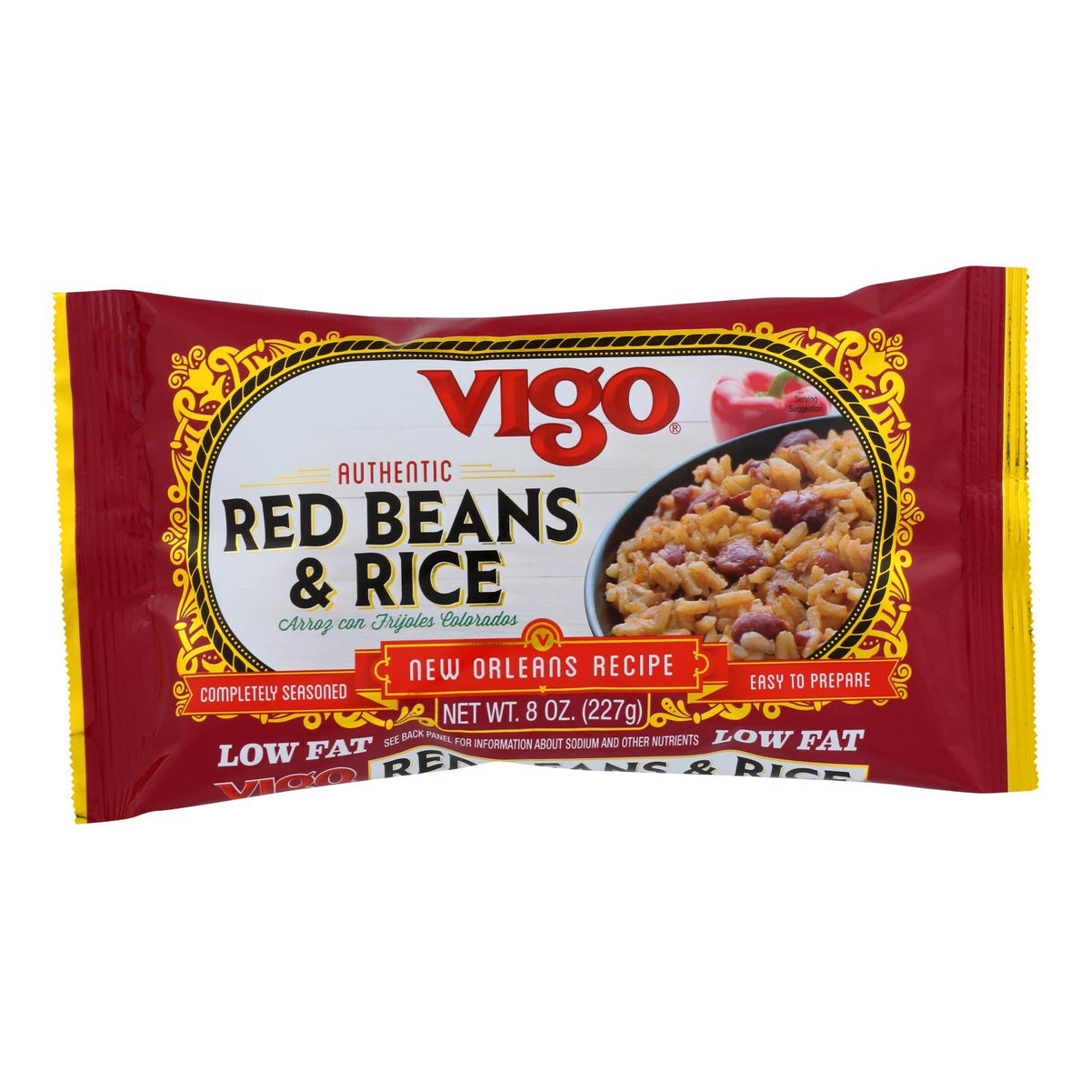 Vigo Red Beans & Rice, 8 oz (Case of 12)