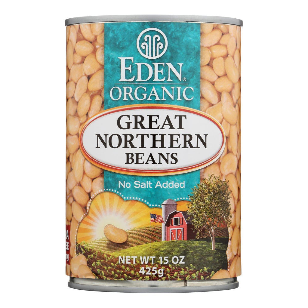 Eden Foods Organic Great Northern Beans, 15 oz (Case of 12)