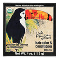 Organic Light Mountain Black Hair Color/Conditioner (Pack of 4 Oz.)