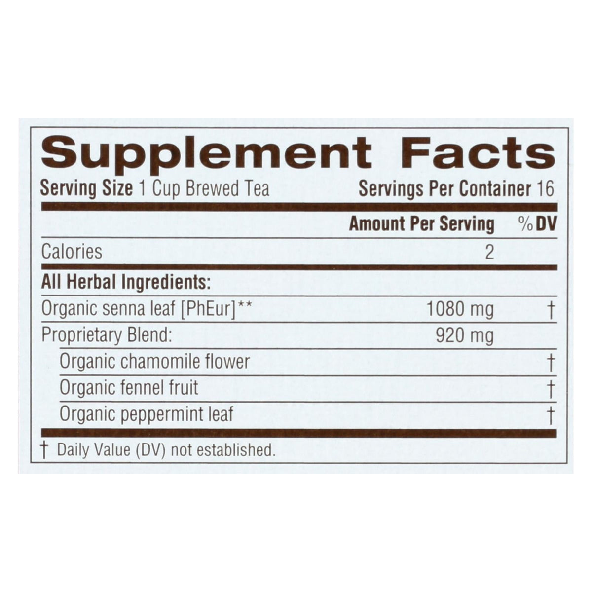 Traditional Medicinals Organic Smooth Move Chamomile Herbal Tea, 16 ct (Case of 6)