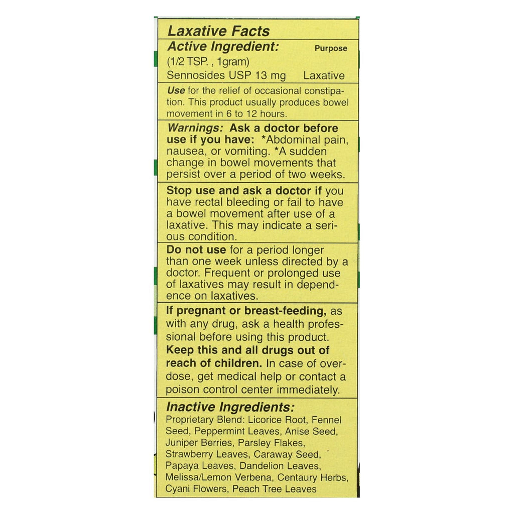 Modern Natural Products Swiss Kriss Herbal Laxative, 3.25 oz