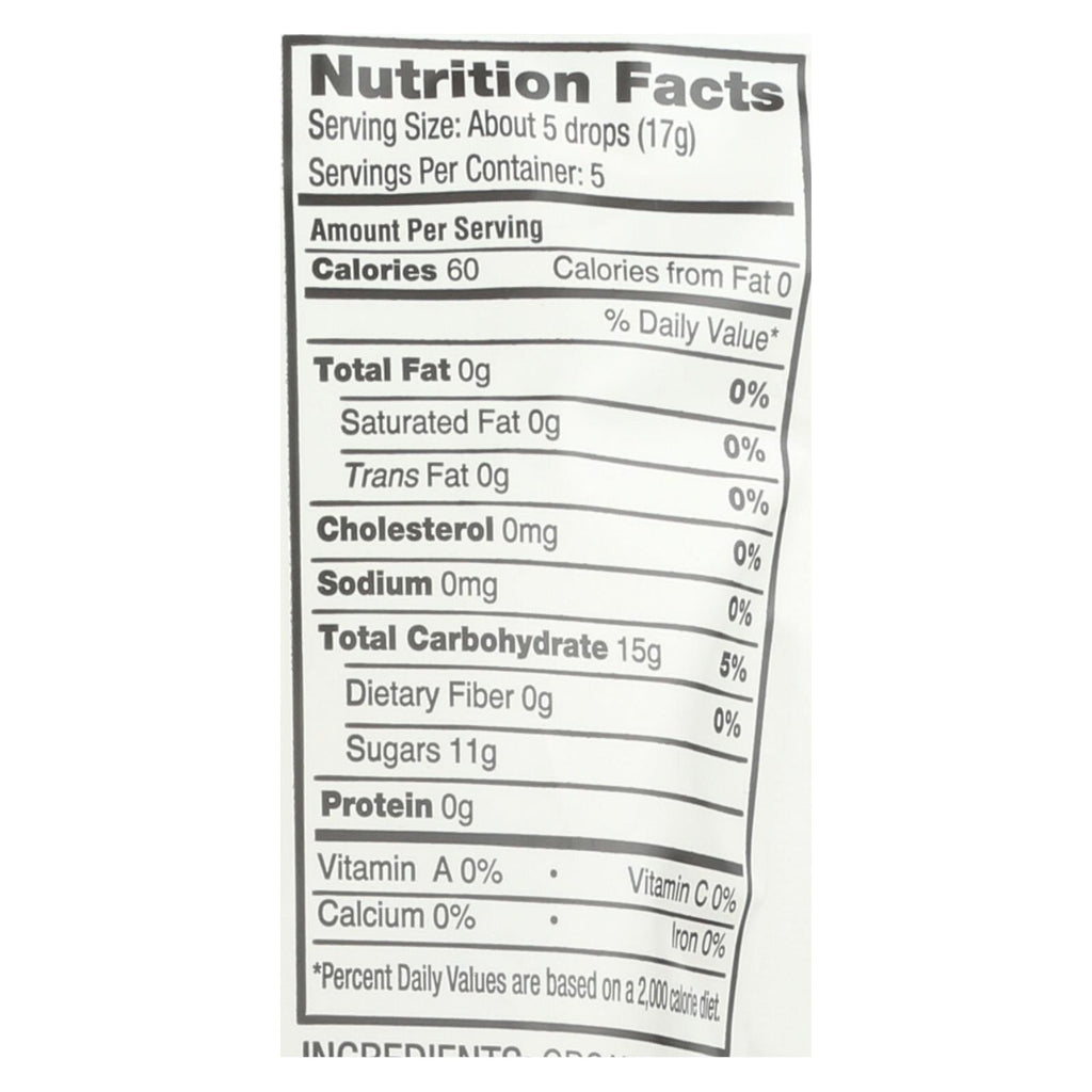 YumEarth Organic Lemon Drops, Cheeky Lemon, 3.3 oz (Case of 6)