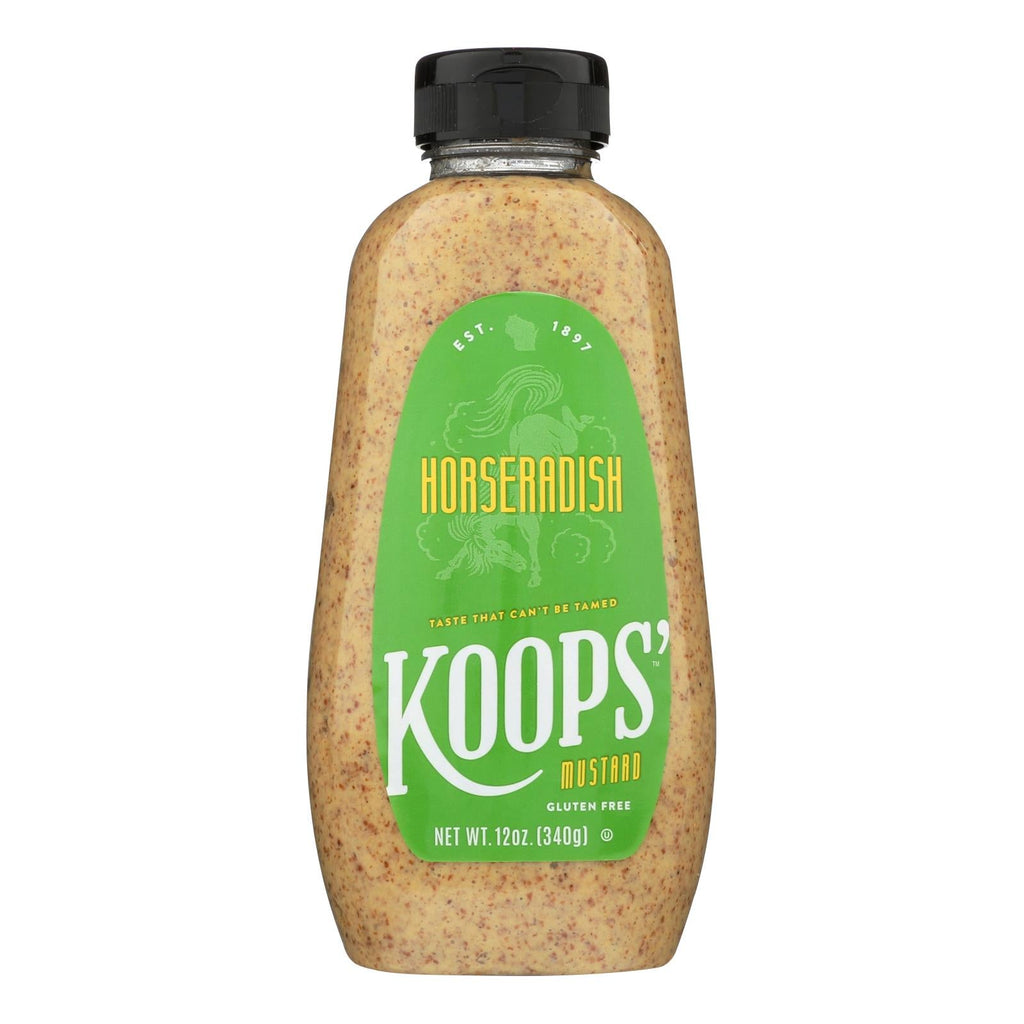 Koops' Horseradish Mustard, 12 oz (Case of 12)