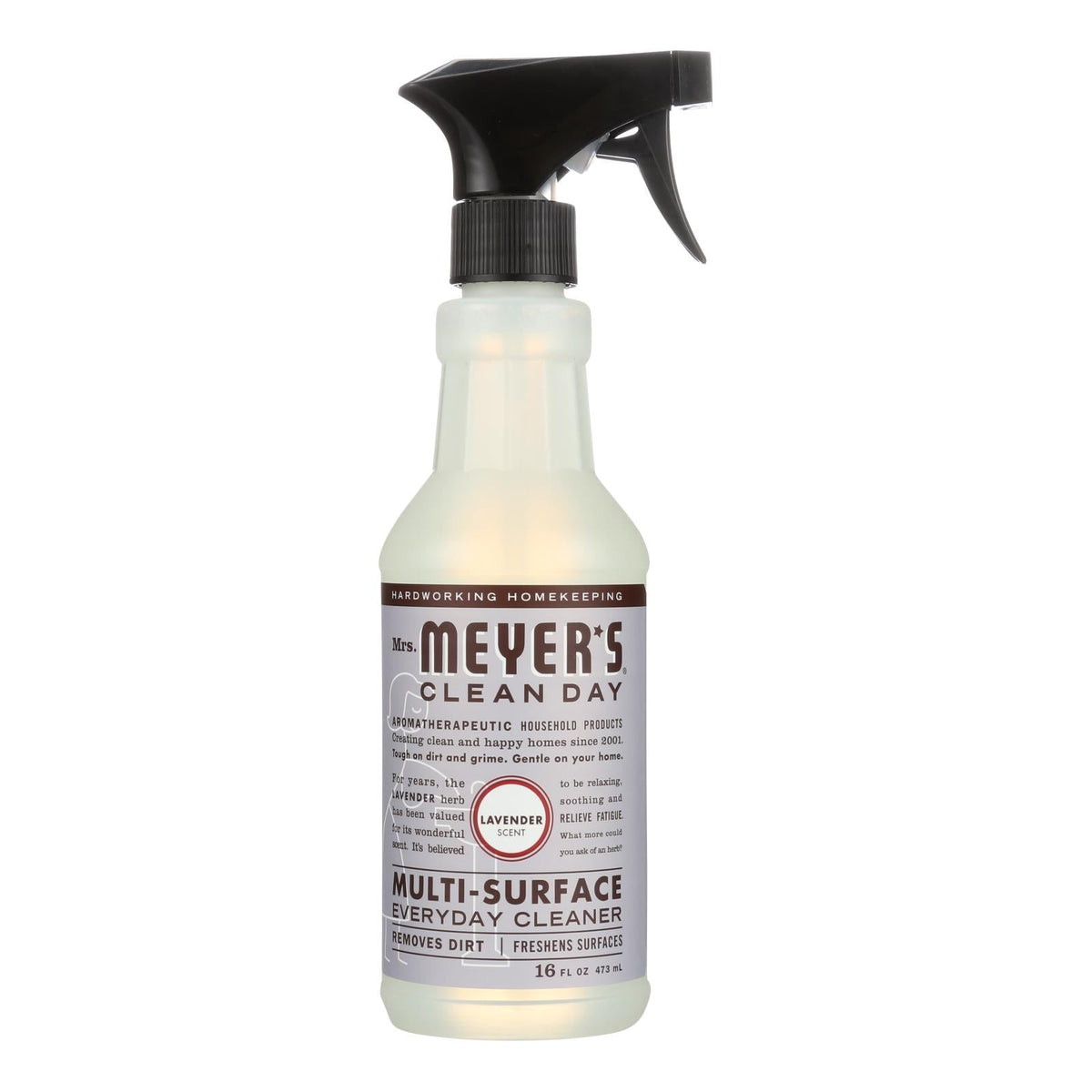Mrs. Meyer's Clean Day Multi-Surface Everyday Cleaner, Lavender, 16 fl oz (Case of 6)