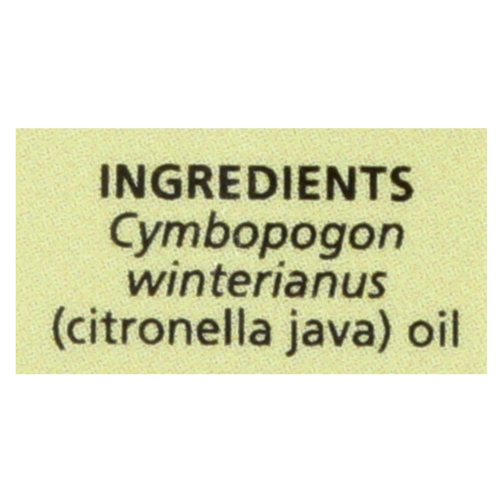 Aura Cacia Citronella Java Pure Essential Oil, 0.5 fl oz
