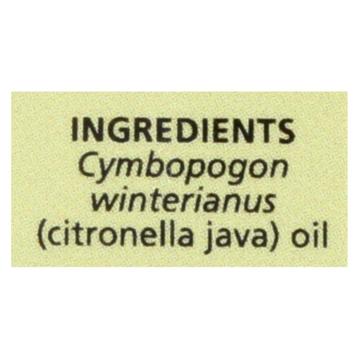 Aura Cacia Citronella Java Pure Essential Oil, 0.5 fl oz