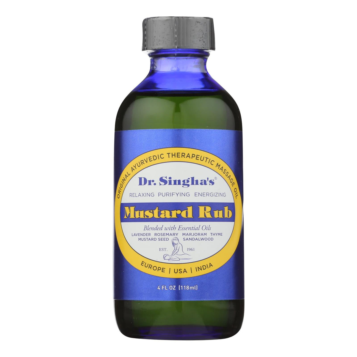 Dr. Singha's Mustard Rub (4 Fl Oz.)