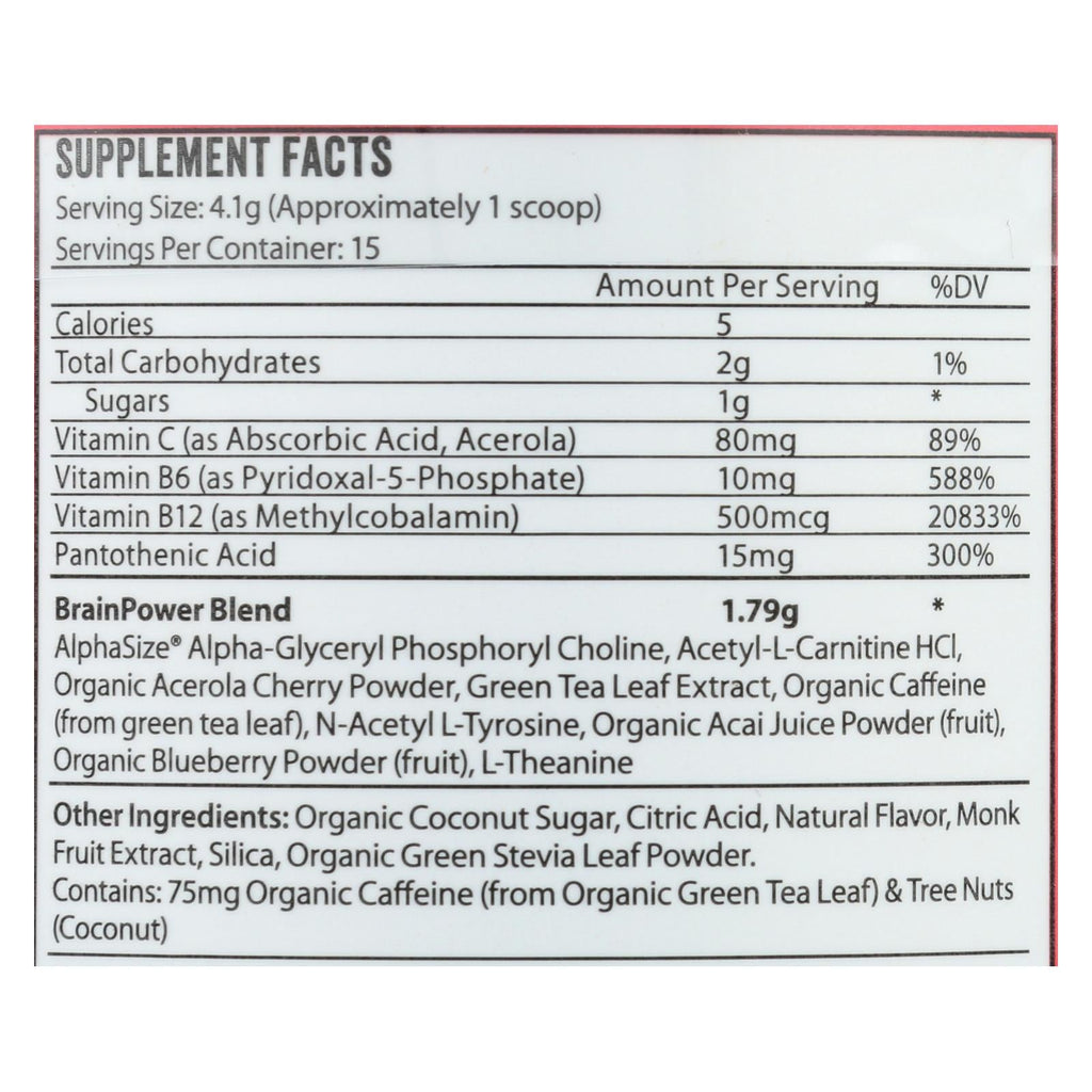 Brain Juice Watermelon Powder (Pack of 1 - 2.2 Oz.)