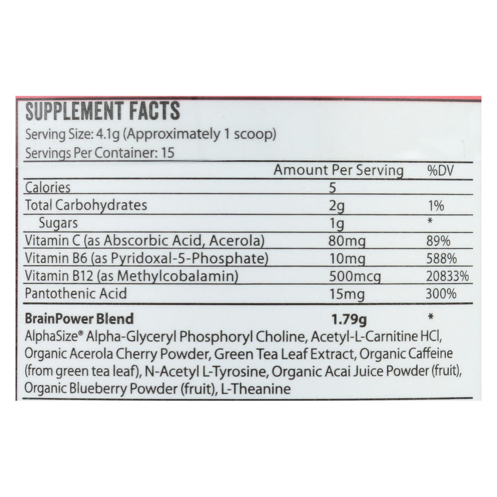 Brain Juice Watermelon Powder (Pack of 1 - 2.2 Oz.)