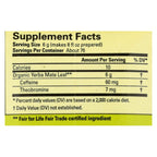 Ecoteas Organic Unsmoked Yerba Mate Green Energy Loose Tea, 1 lb (Case of 6)