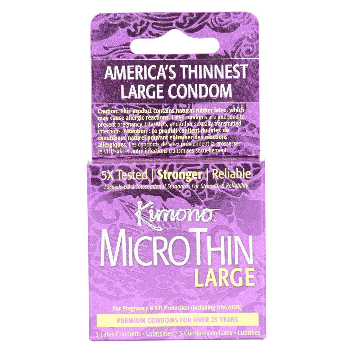 Mayer Laboratories Kimono Condom Microthin Large (Pack of 3)