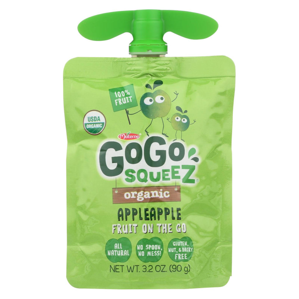 GoGo squeeZ Applesauce, 12 x 3.2 oz (Case of 6)