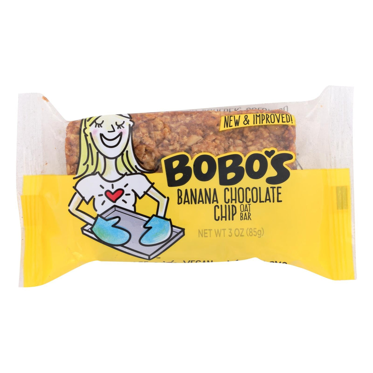 Bobo's All Natural Banana Oat Bar, 3 oz (Case of 12)