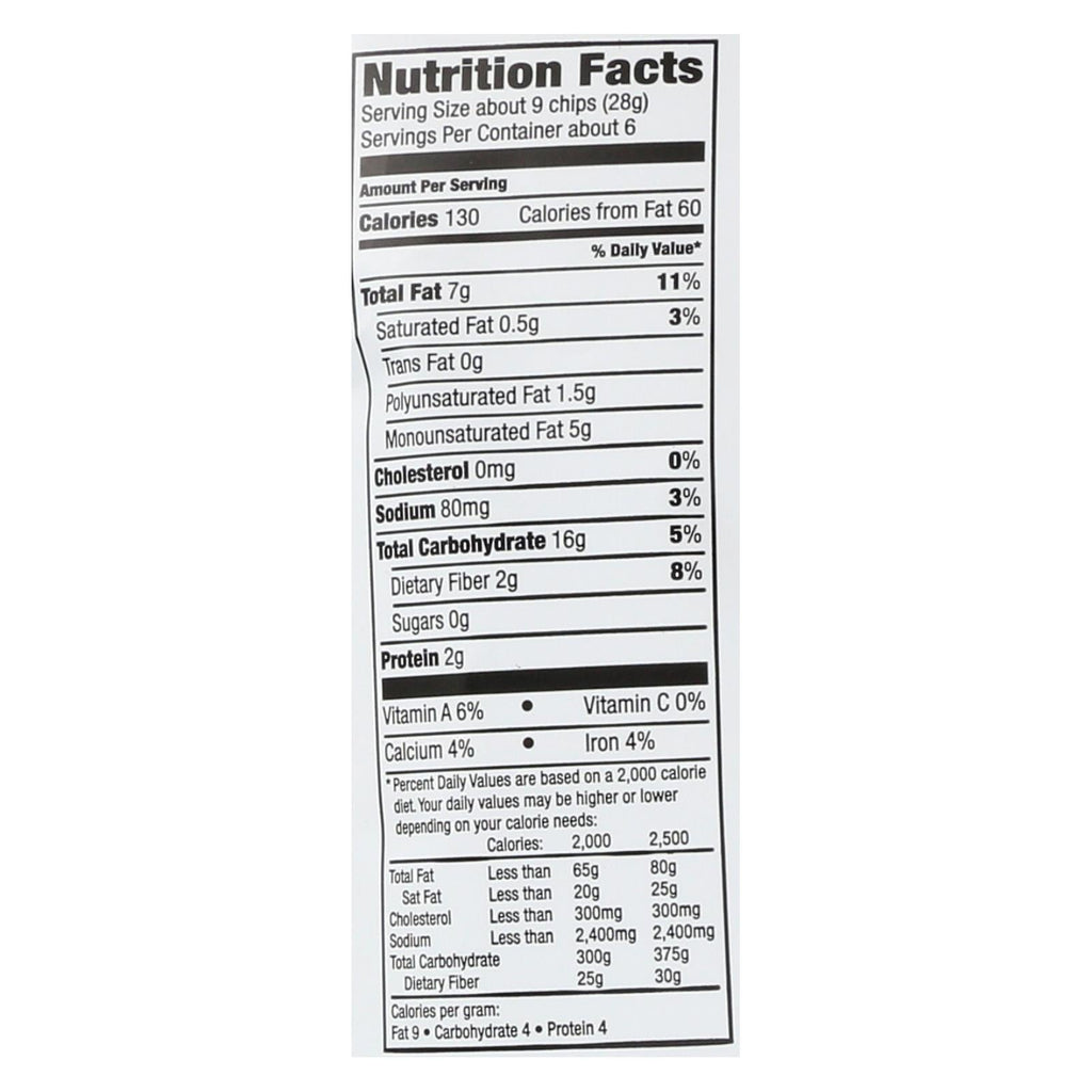 Way Better Snacks Sweet Potato Tortilla Chips, 5.5 oz (Case of 12)