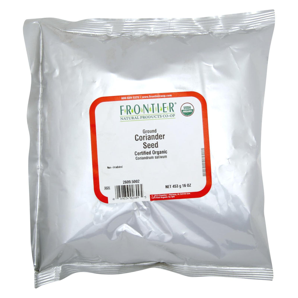 Frontier Co-op Organic Ground Coriander Seed, 1 lb