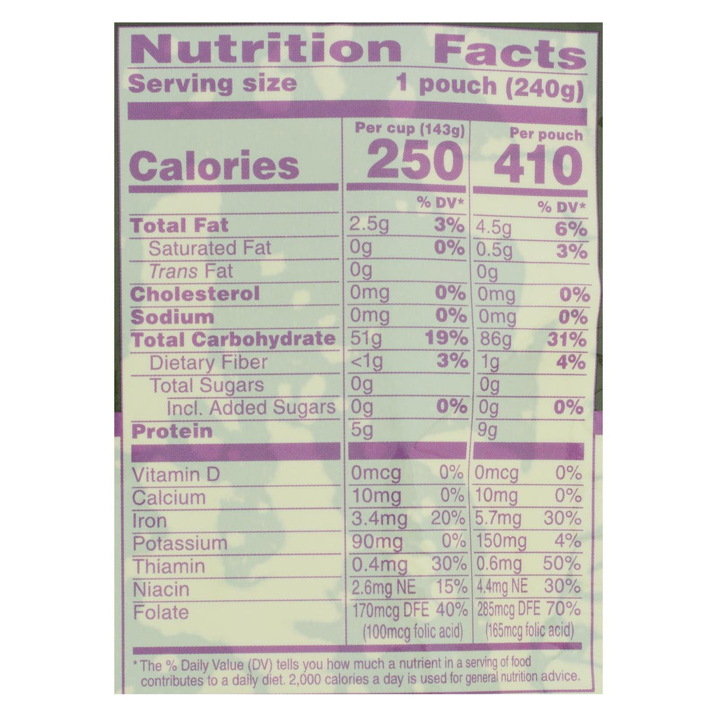 Seeds of Change Aromatic Jasmine Rice, 8.5 oz (Case of 12)