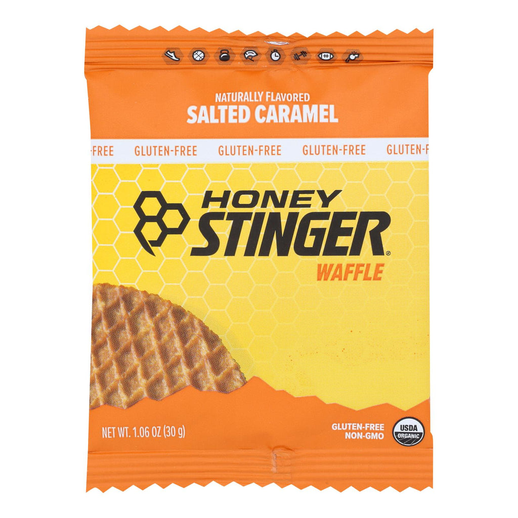 Honey Stinger Gluten Free Salted Caramel Waffle, 1.06 oz (Case of 12)