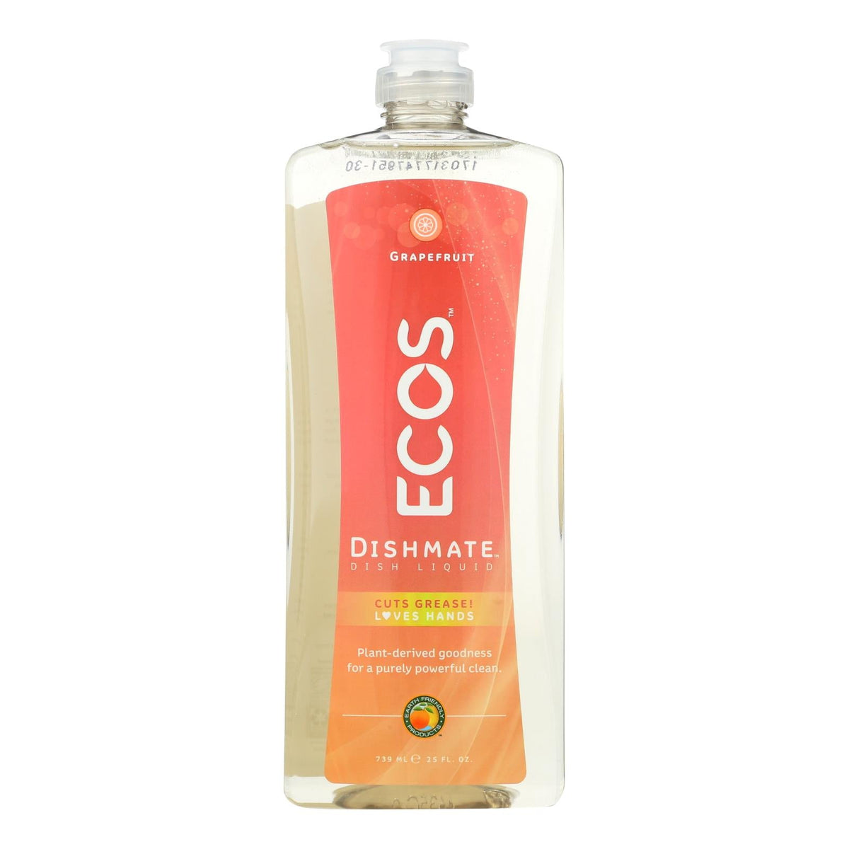 Earth Friendly Products Dishmate Grapefruit Dish Soap, 25 oz (Case of 6)