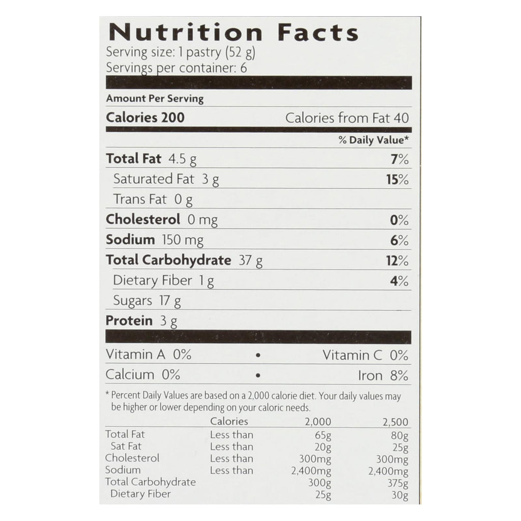 Nature's Path Organic Frosted Toaster Pastries, Cherry Pomegranate, 11 oz (Case of 12)