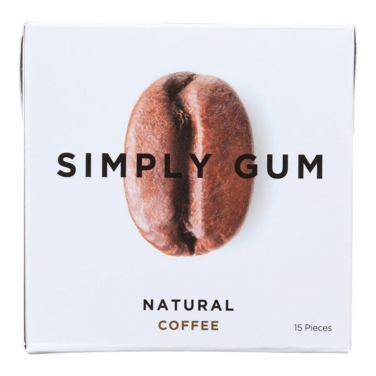 Simply Gum All Natural Gum, Coffee, 15 ct (Case of 12)