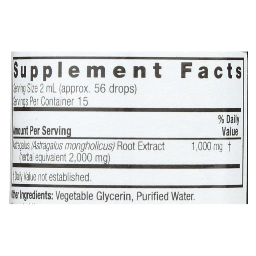 Nature's Answer Astragalus Root Alcohol-Free (1 Fl Oz)