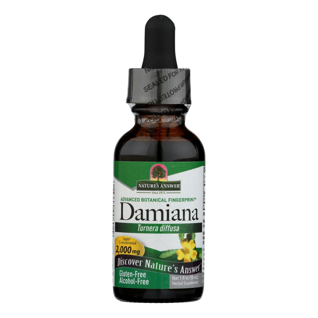 Nature's Answer Damiana Leaf Alcohol-Free (1 Fl Oz)