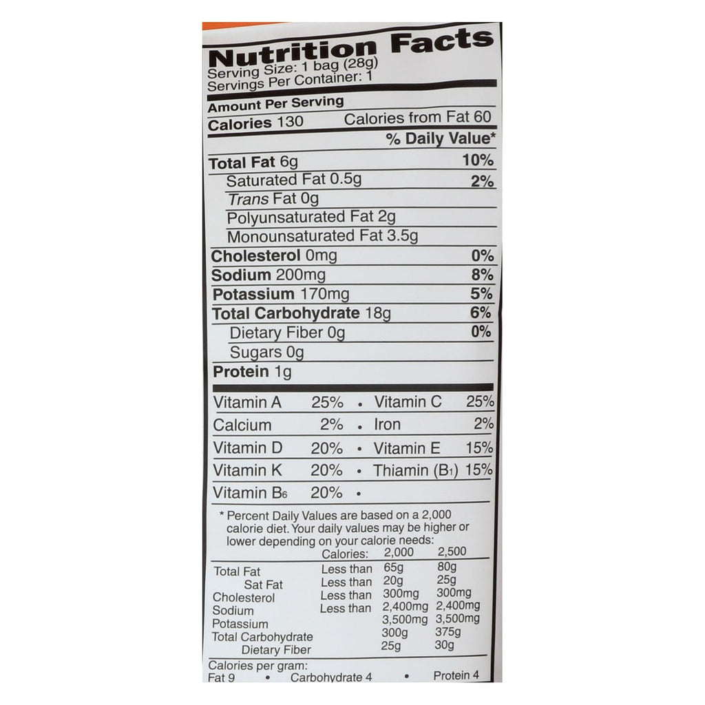Good Health Veggie Straws, Sea Salt, 1 oz (Case of 24)