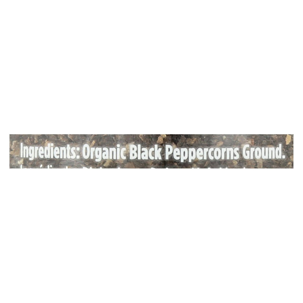 Spicely Organics Organic Peppercorn Black Ground (Pack of 3) 1.7 Oz.
