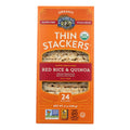 Lundberg Family Farms Red Quinoa Rice Cake Thins, 6 oz (Case of 6)