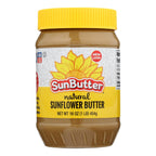 SunButter Sunflower Butter, Natural, 16 oz (Case of 6)