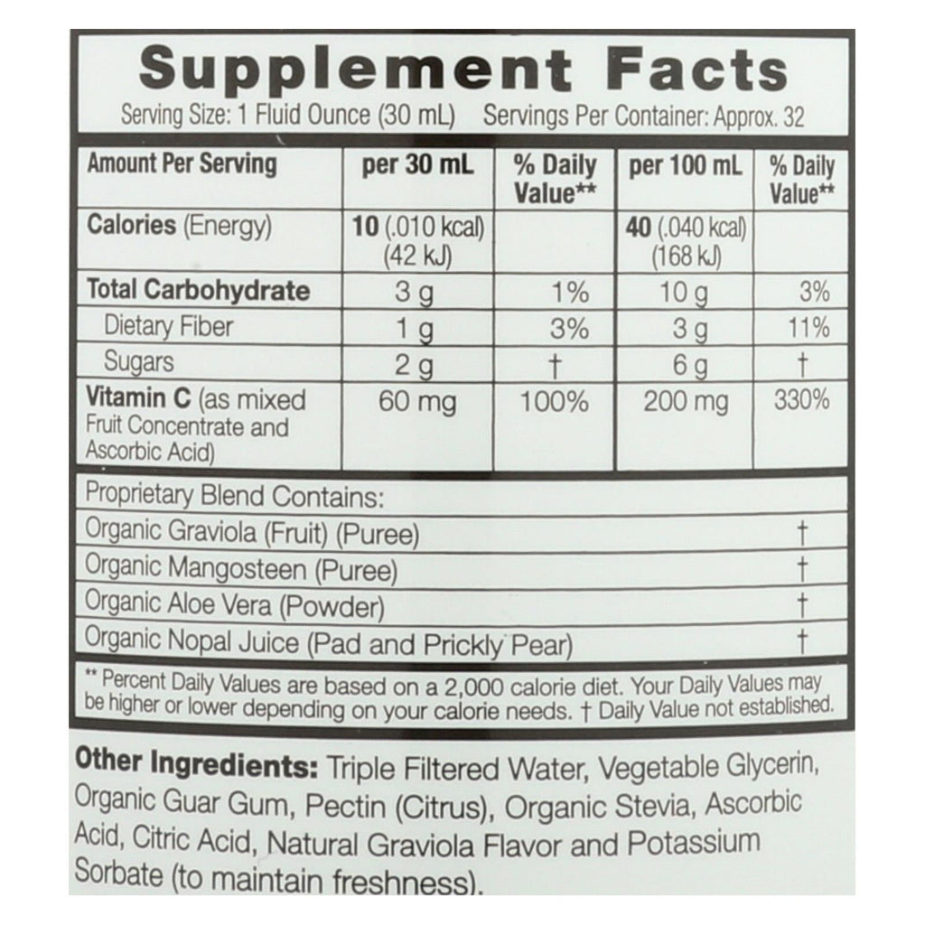 Dynamic Health Graviola Guanabana Soursop Juice Blend, 32 oz