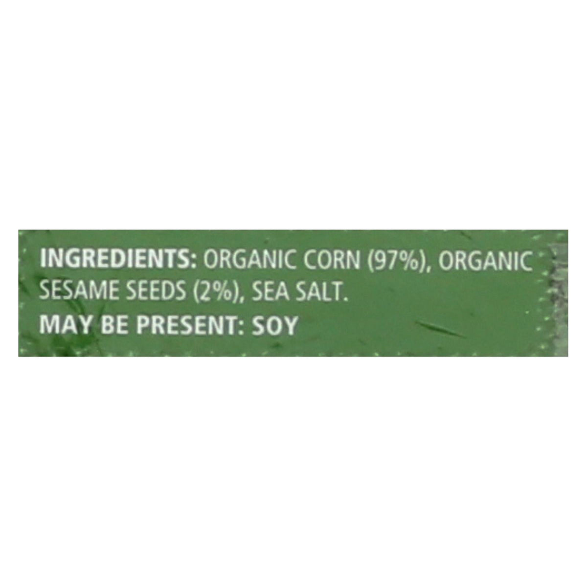 Real Foods Organic Corn Thins, Sesame, 5.3 oz (Case of 6)
