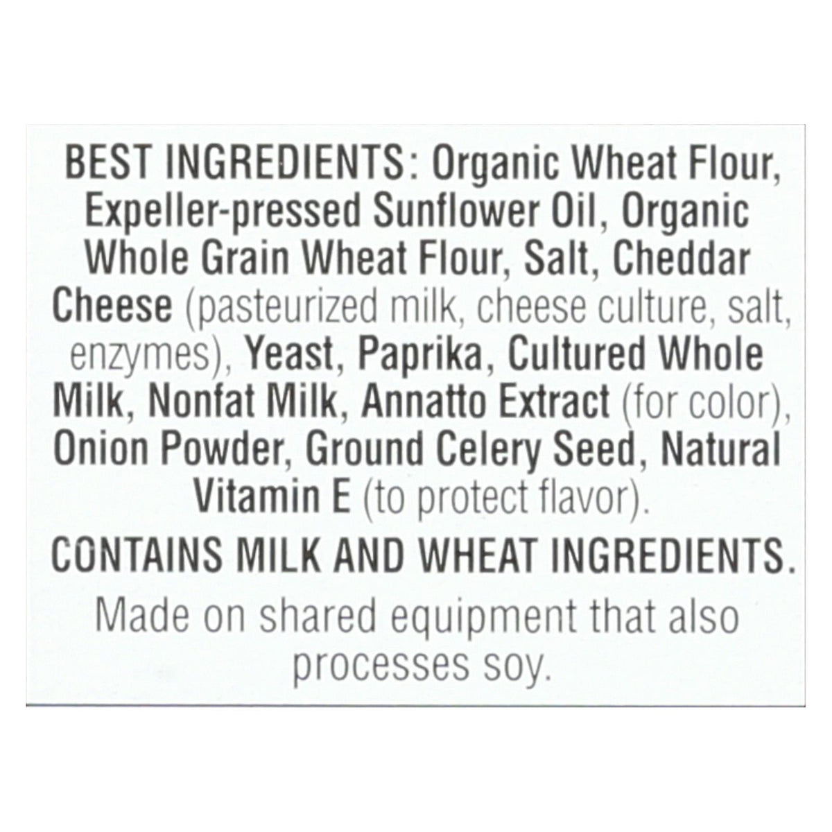 Annie's Homegrown Cheddar Squares, 7.5 oz (Case of 12)