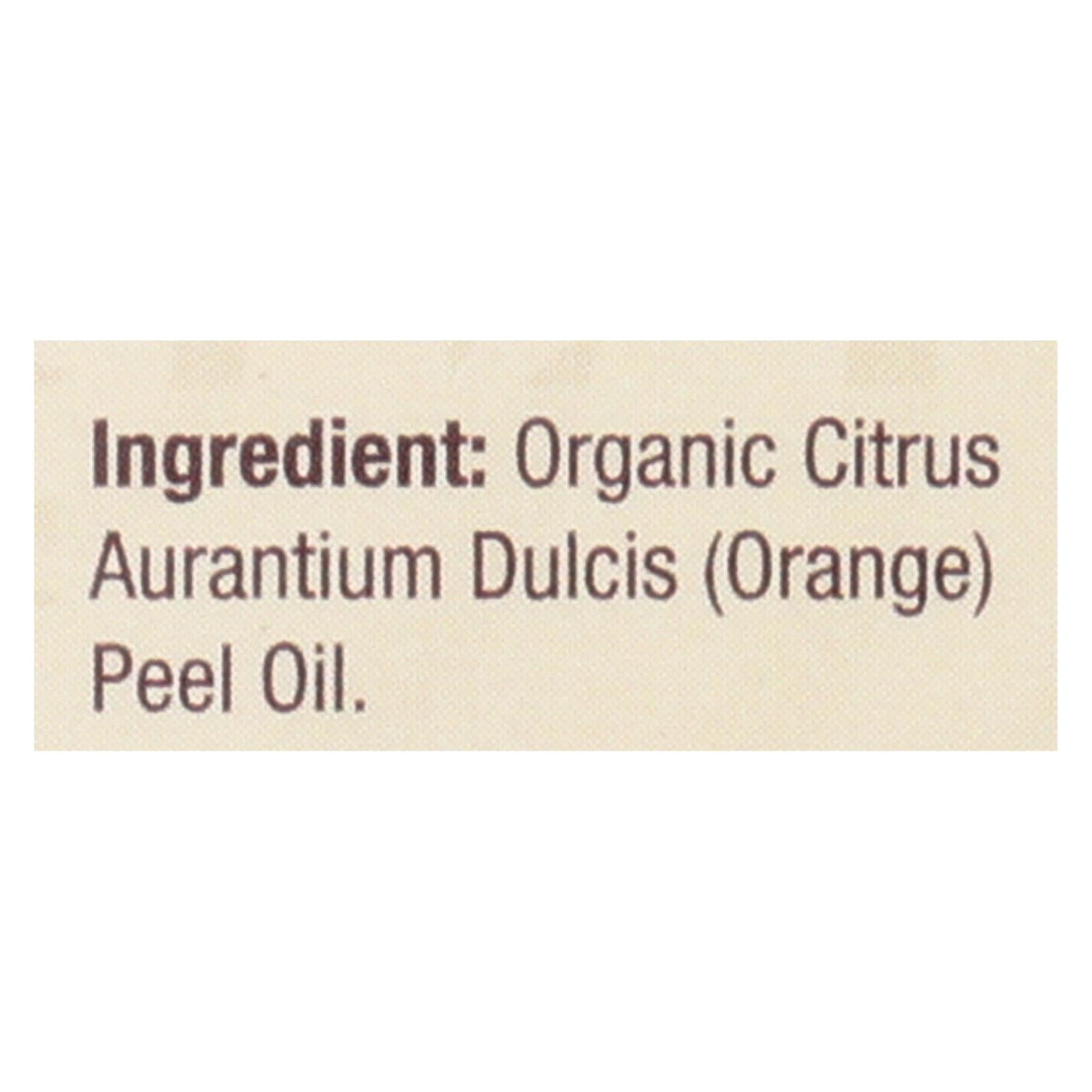 Nature's Answer Organic Orange Essential Oil, 0.5 oz