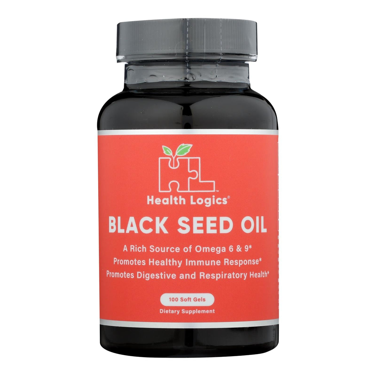 Health Logics (Pack of 100) Black Cumin Seed Oil Softgels