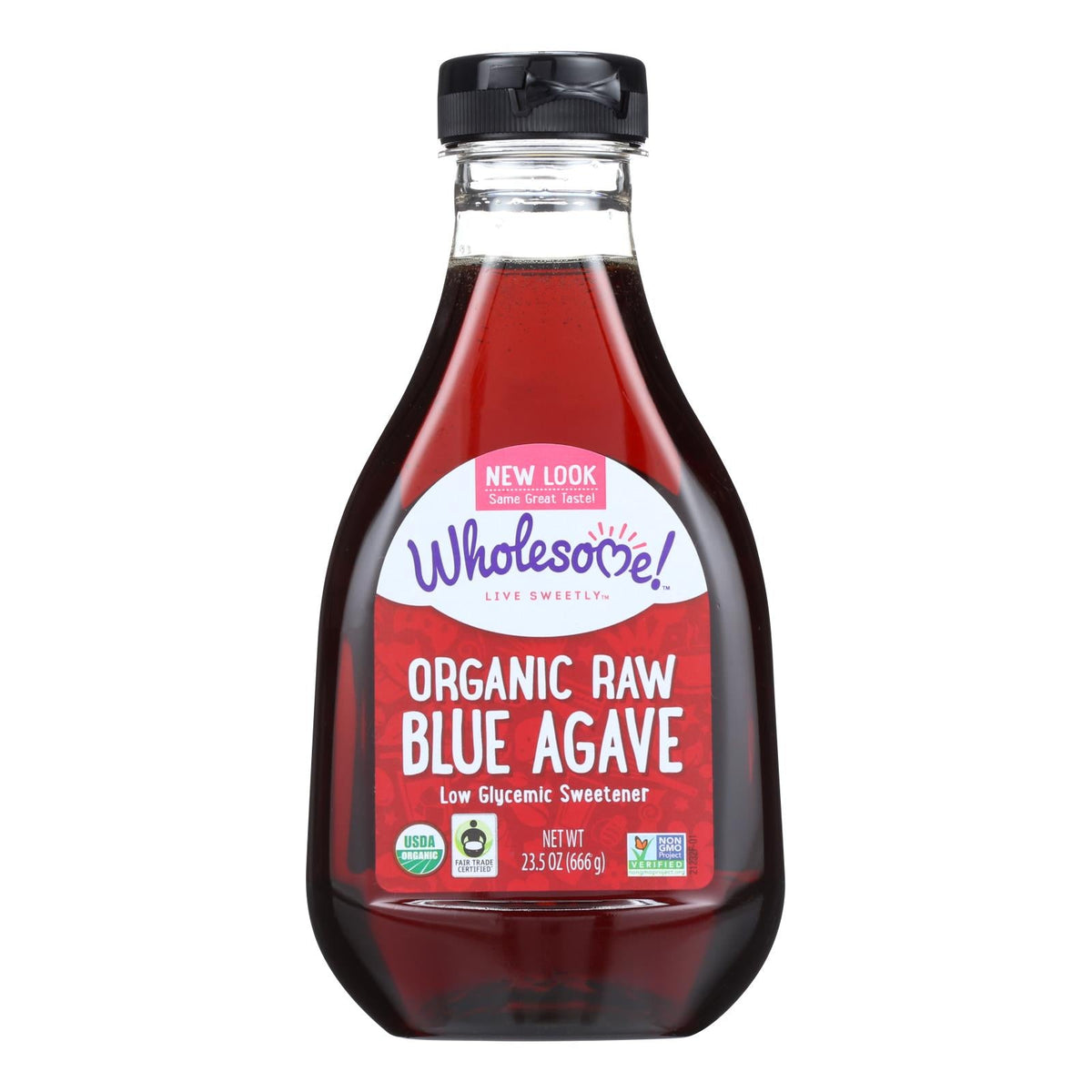 Wholesome Sweeteners Organic Raw Blue Agave (Pack of 6 - 23.5 Oz.)