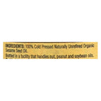 Napa Valley Naturals Organic Cold Pressed Sesame Oil, 12.7 fl oz (Case of 12)