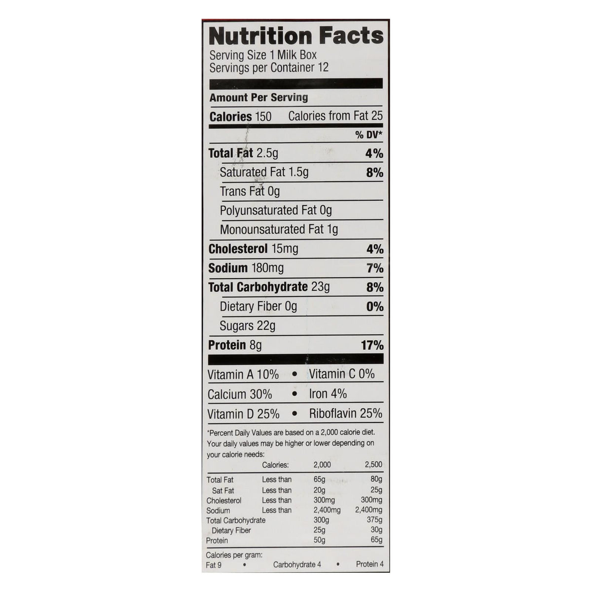 Horizon Lowfat Chocolate Milk - 12/8 Fl. Oz.