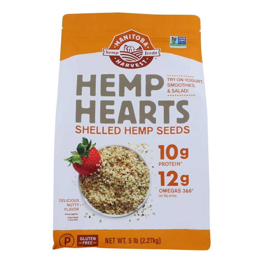 Manitoba Harvest Shelled Hemp Hearts, 5 lb