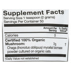 Om Chaga Organic Powder  - 100grm, 3.5 Oz.