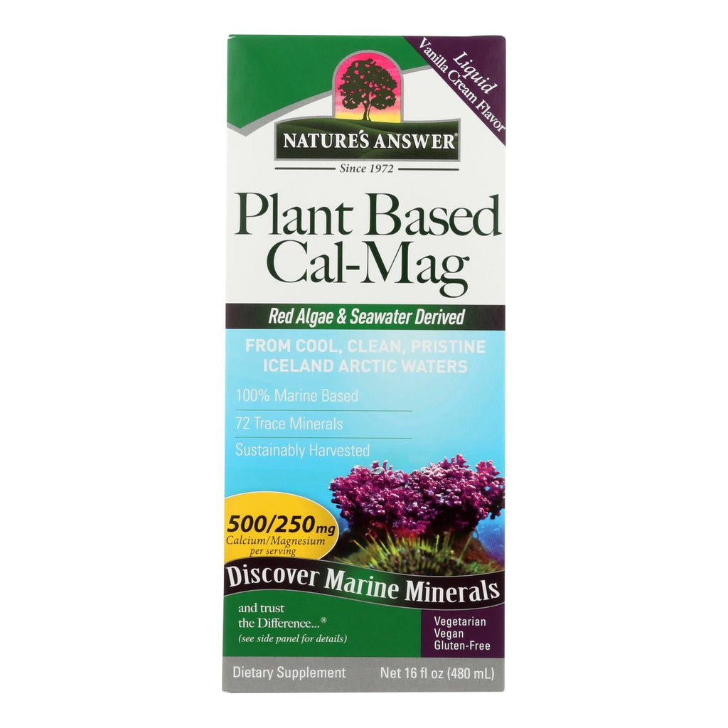 Nature's Answer Plant-Based Calcium Magnesium Liquid, 16 fl oz