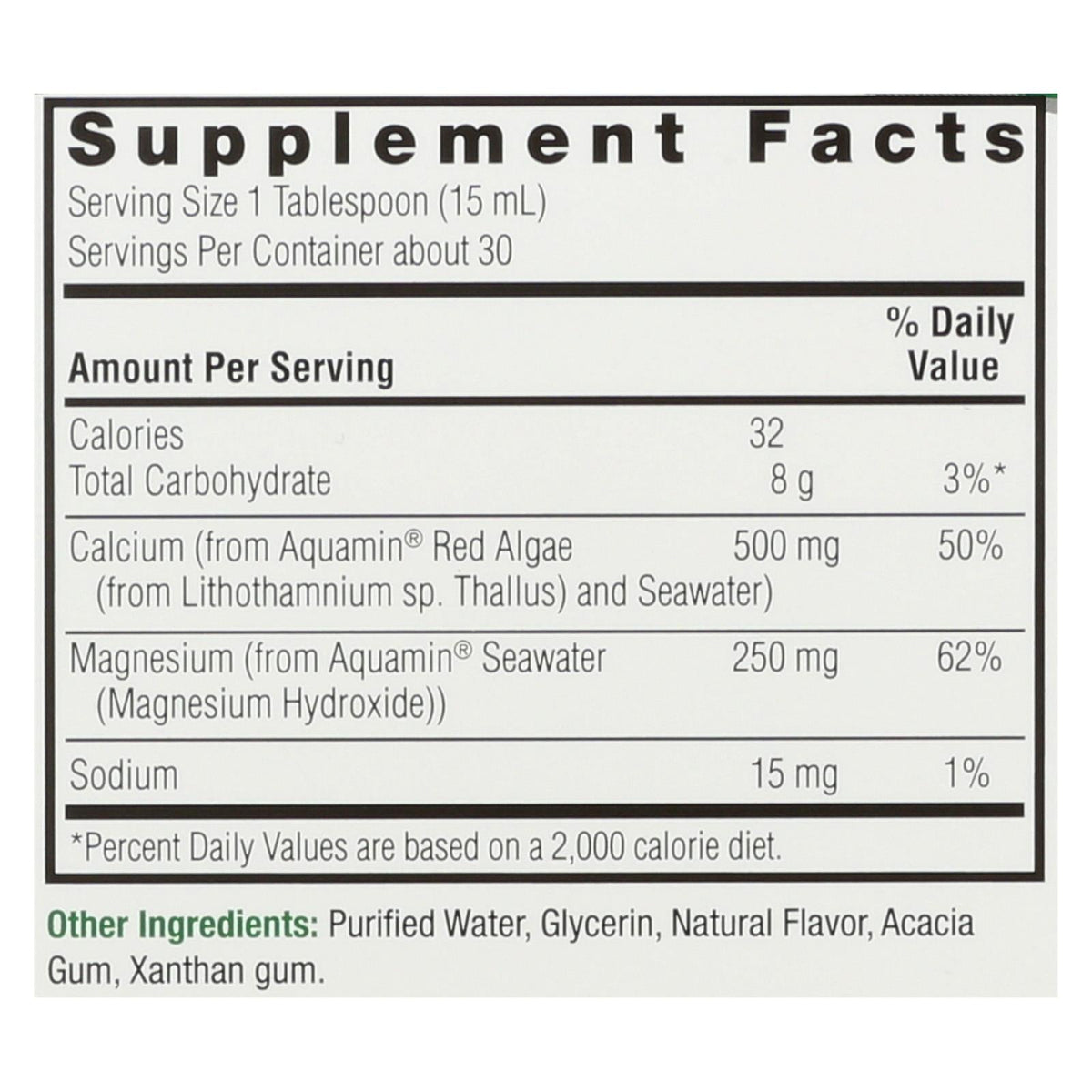 Nature's Answer Plant-Based Calcium Magnesium Liquid, 16 fl oz